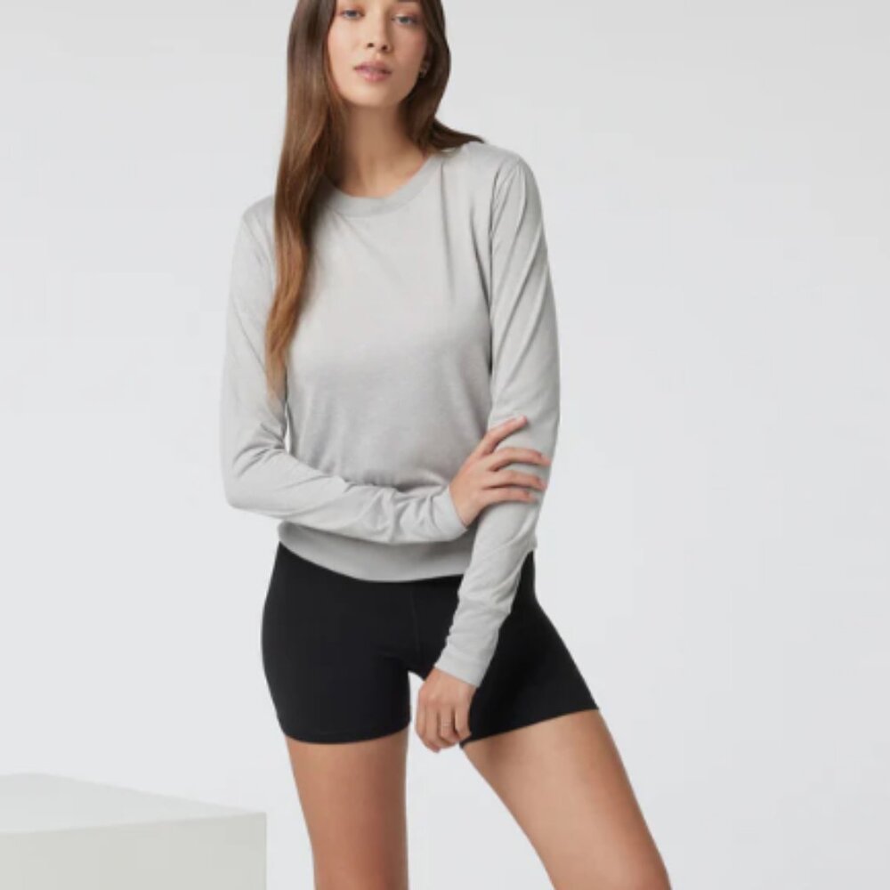 Vuori Daydream Crew - Light Heather Gray